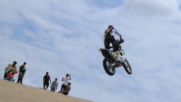 Pablo Quintanilla, en pleno Dakar.