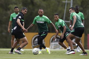 Atlético Nacional entrenó pensando en la segunda jornada de los cuadrangulares de la Liga BetPlay ante Deportivo Pereira.