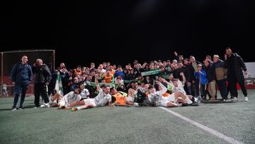 El Parla celebra su clasificación a la Copa del Rey