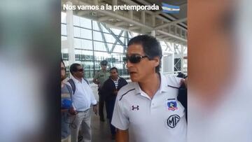 Con Mario Salas a la cabeza: así fue la llegada alba al aeropuerto