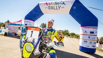 Lorenzo Santolino en el Rally de Andaluc&iacute;a.