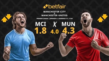 Manchester City vs. Manchester United: horario, dónde ver, pronósticos y clasificación