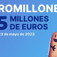 Euromillones: comprobar los resultados del sorteo de hoy, martes 23 de mayo
