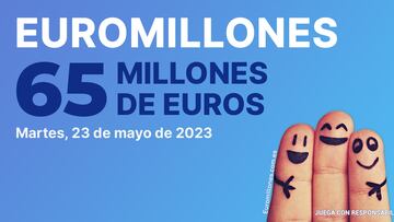 Euromillones: comprobar los resultados del sorteo de hoy, martes 23 de mayo