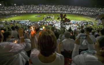 El emocionante homenaje de Atlético Nacional al Chapecoense