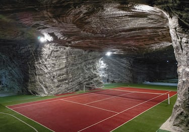 Mina de sal de Ocnele Mari, en Rumanía.