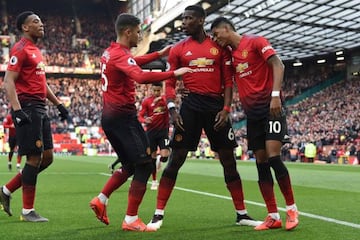 Paul Pogba celebrates