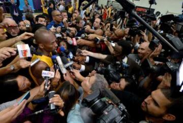 Kobe está de vuelta: máxima expectación en L.A.