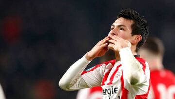 Hirving Lozano da su 'Feliz Navidad' al PSV con gol y asistencia