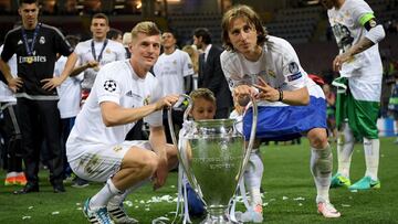 UEFA abre debate: "¿Son Kroos y Modric la mejor pareja de la historia de la Champions?"