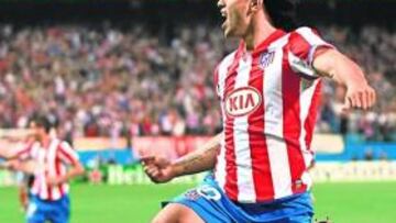 <b>FELIZ EN EL CALDERÓN. </b>Agüero ha vuelto a insistir que su futuro seguirá estando con la rojiblanca.