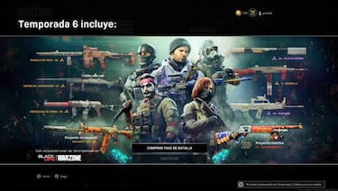 Pase de batalla de CoD Warzone Temporada 6: skins, armas, recompensas y más
