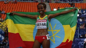 La et&iacute;ope Meseret Defar.