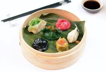 Surtido DimSum al vapor.