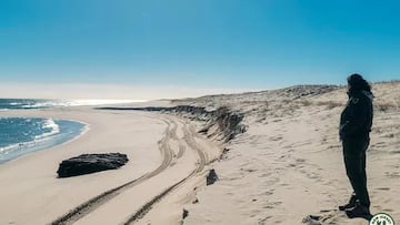 Los temporales sacan a la luz los restos de un buque hundido en el siglo XIX