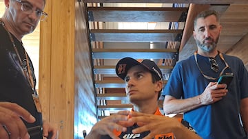 Pedrosa en su rueda de prensa del jueves en Misano.