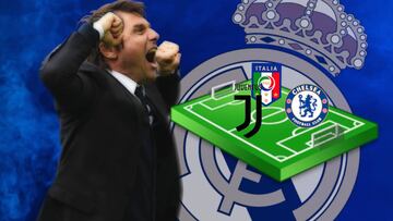 ?Encajar¨ªa el f¨²tbol de Conte en el Madrid? Este es su estilo