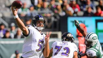 Joe Flacco debe adelgazar… Su número de pases