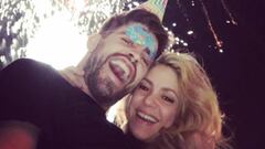 Gerard Piqué y Shakira.  Foto Instagram @3gerardpique