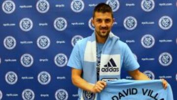 New York City presenta a Villa, el único jugador de su plantilla