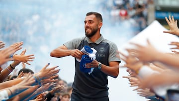 Luis Rioja en la presentación del equipo