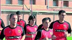 La plantilla visitó San Magí y sigue el trabajo de despacho