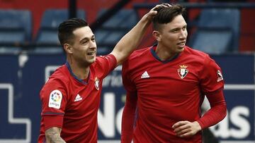 Colombiano Mondragón marca gol en empate de Osasuna