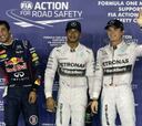 Las imágenes de la calificación en Marina Bay