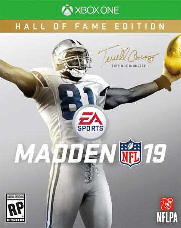 Terrell Owens volverá al football como la portada conmemorativa del Salón de la Fama para el Madden NFL 19. El exjugador de los Dallas Cowboys hizo el anuncio oficial a través de su cuenta personal de Twitter.