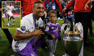 El brasileño, al igual que Neymar, también formaba parte del equipo del Santos de 2011 que ganó la Copa Libertadores. En Europa, levantó la Champions dos veces con el Real Madrid (2016 y 2017). Este año volvió a ganar la Libertadores con Flamengo, siendo además el autor del gol en la final contra Palmeiras.

