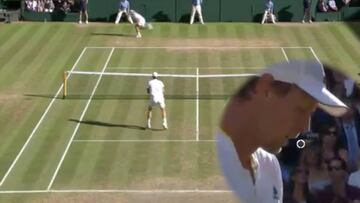¡Federer es sobrehumano!: miren la cara de Berdych tras el punto...