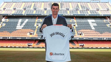 Javi Garcia, en Mestalla.