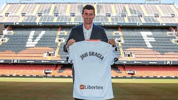 Javi Garcia, en Mestalla.