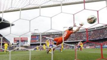 GOLAZO. Fernando Torres conect&oacute; un precioso cabezazo que supuso su primer gol con el Atl&eacute;tico en esta Liga. Fue el 1-0 ante el Getafe. 
 