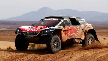 Carlos Sainz en el Dakar.