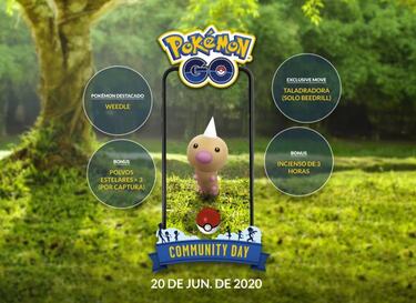 Pokémon GO: fecha del Día de la Comunidad de junio (Weedle), bonus y características