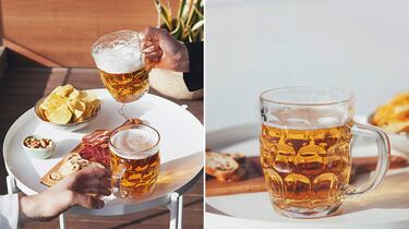 Las jarras de cerveza de cristal que puedes guardar en el congelador