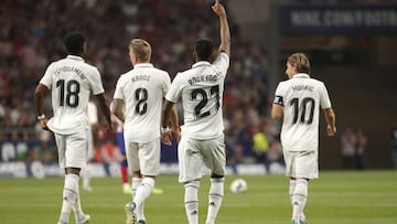 Atlético Madrid fell to bitter city rivals Real Madrid at the Cívitas Metropolitano. Madrid's goals came from Rodrygo and Valverde, Hermoso got one back.