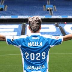 Oficial: David Mella renueva con el Deportivo hasta 2029