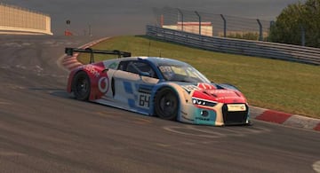 El Audi R8 con el que Teo Martín Motorsport correrá las 24 Horas de Nurburgring de iRacing.