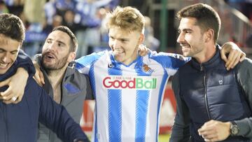 04/03/20 PARTIDO COPA REY SEMIFINALVUELTA
MIRANDES - REAL SOCIEDAD
FIN DE PARTIDO ALEGRIA CLASIFICACION
ODEGAARD