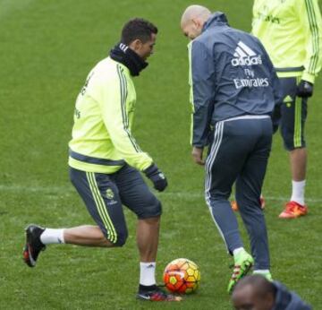 Zinedine Zidane y Cristiano Ronaldo.
