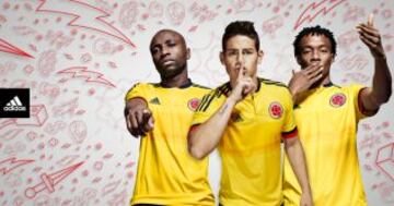 Colombia y su camiseta para el 2015.