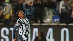 AME6953. PACHUCA (MÉXICO), 07/02/2024.- Erick Sanchez de Pachuca celebra un gol hoy, durante un partido entre Pachuca y León de la jornada 2 del torneo Clausura 2024 de la Liga MX, en el estadio Hidalgo de la ciudad de Pachuca, Hidalgo (México). EFE /David Martínez Pelcastre
