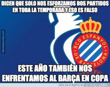 Los memes del empate entre el Espanyol y el Barcelona