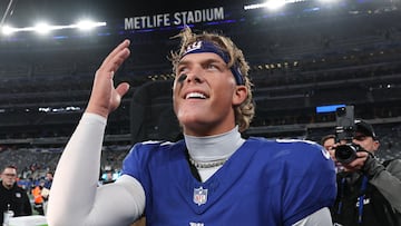 The New York Giants rookie QB impressed during his first NFL start in Sunday’s 21-18 win over the Los Angeles Chargers.