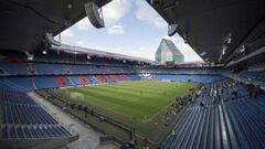 Liverpool familiarize themselves with St Jakob-Park