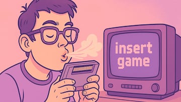 soplar cartucho consola videojuego retro