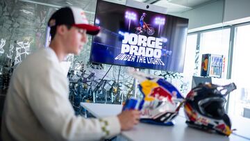 Jorge Prado, en las oficinas de Red Bull en Madrid.