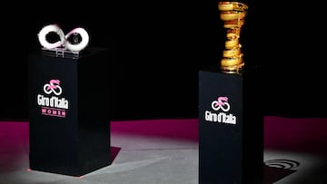 Trofeos Senza Fine del Giro de Italia.